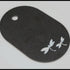 Black Chopping Board with Mother of Pearl Inlay